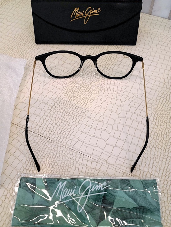 Brand New 100% Authentic Maui Jim C2413 2M Eyeglasses Black 48mm Unisex main image 14